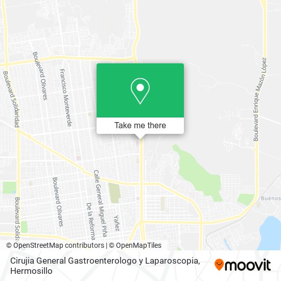 Cirujia General Gastroenterologo y Laparoscopia map