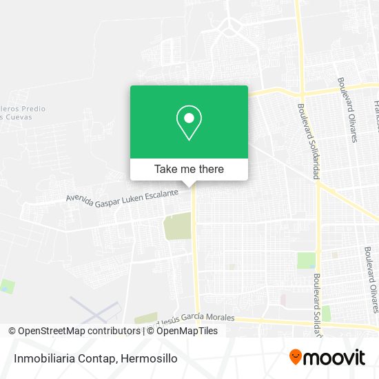 Mapa de Inmobiliaria Contap