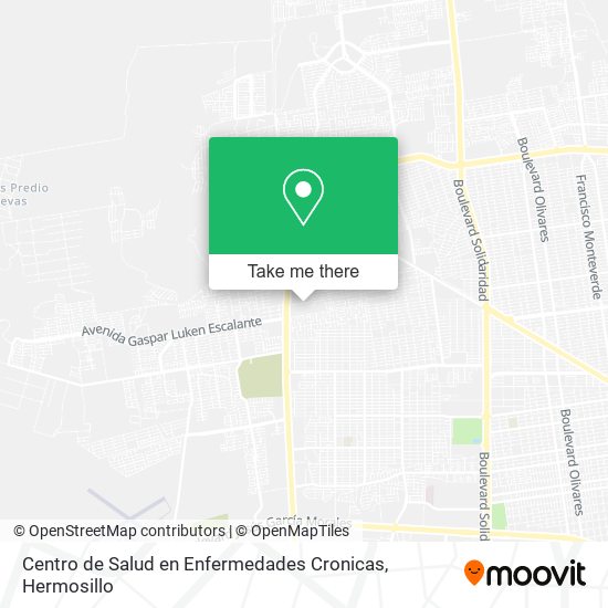 Centro de Salud en Enfermedades Cronicas map