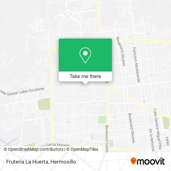 Fruteria La Huerta map