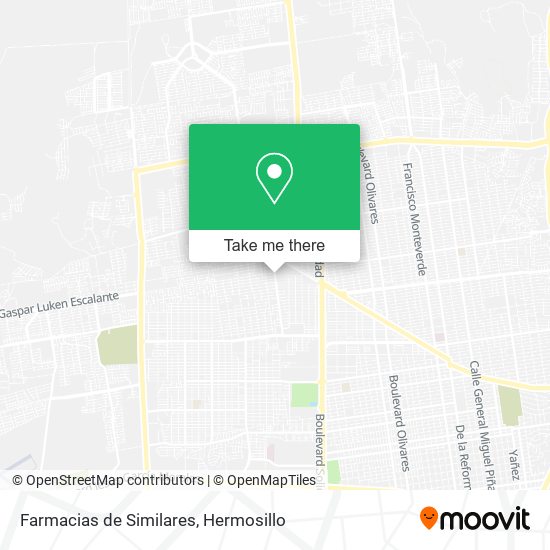 Farmacias de Similares map