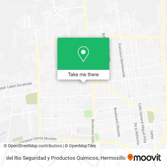 del Rio Seguridad y Productos Quimicos map