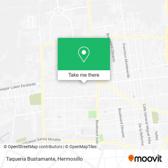 Mapa de Taqueria Bustamante