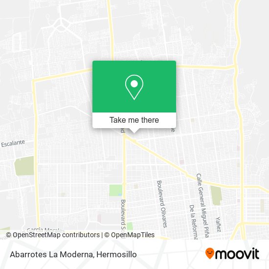 Abarrotes La Moderna map