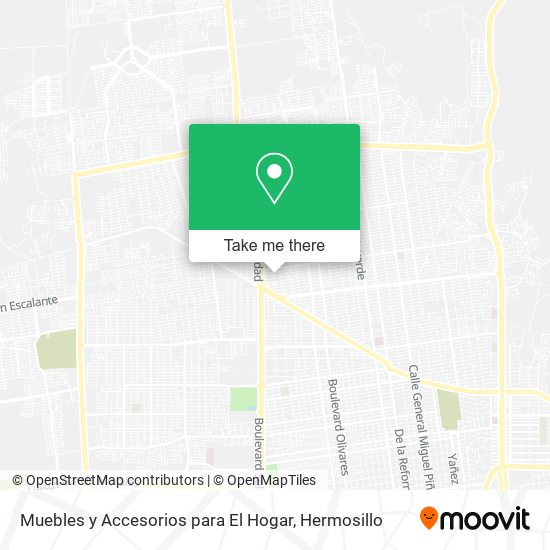 Mapa de Muebles y Accesorios para El Hogar