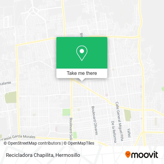 Recicladora Chapilita map