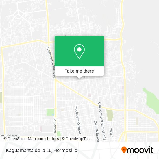 Mapa de Kaguamanta de la Lu