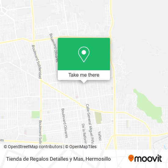 Tienda de Regalos Detalles y Mas map