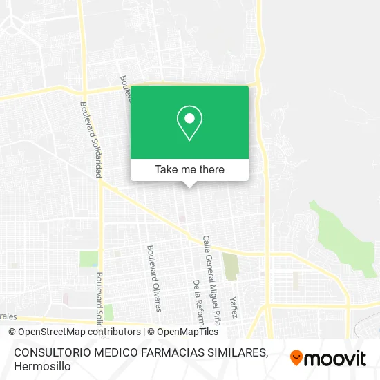 CONSULTORIO MEDICO FARMACIAS SIMILARES map