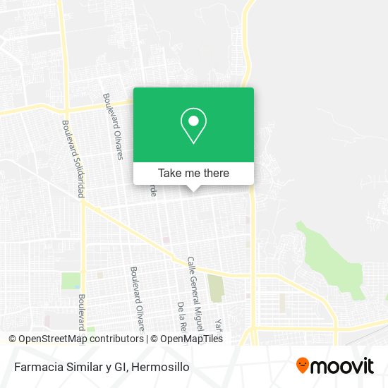 Farmacia Similar y GI map