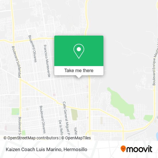 Kaizen Coach Luis Marino map
