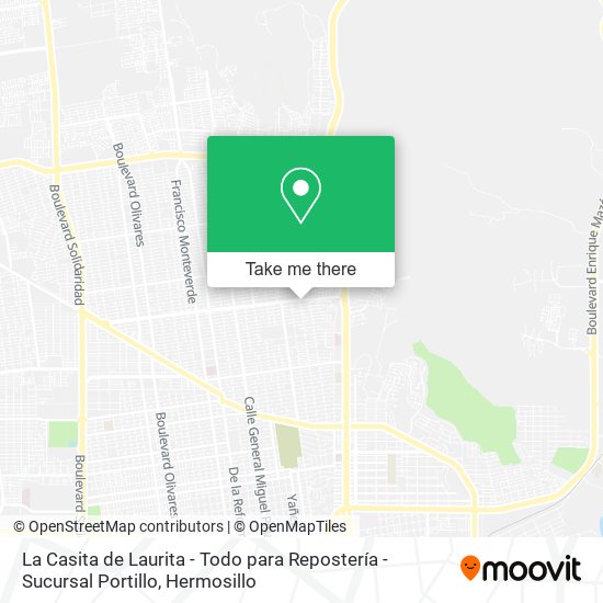 La Casita de Laurita - Todo para Repostería - Sucursal Portillo map