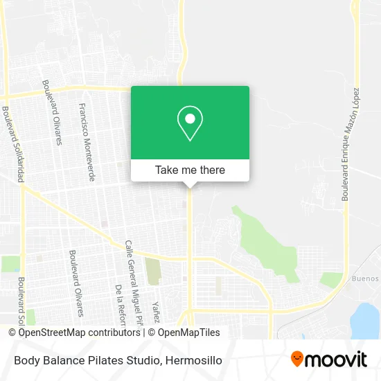 Body Balance Pilates Studio map