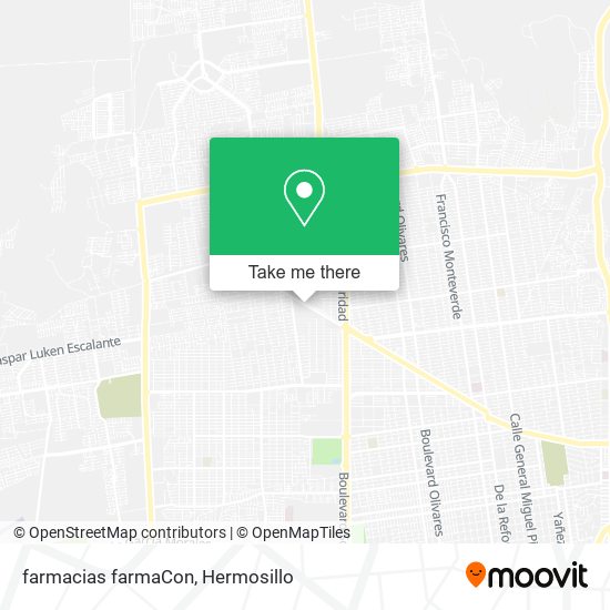 farmacias farmaCon map