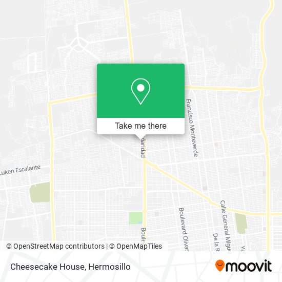 Cheesecake House map