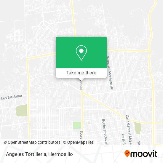 Angeles Tortilleria map