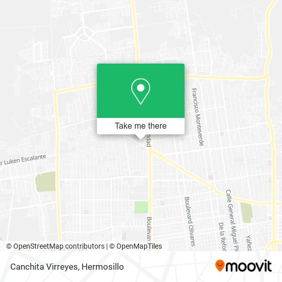 Canchita Virreyes map