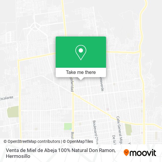 Mapa de Venta de Miel de Abeja 100% Natural Don Ramon
