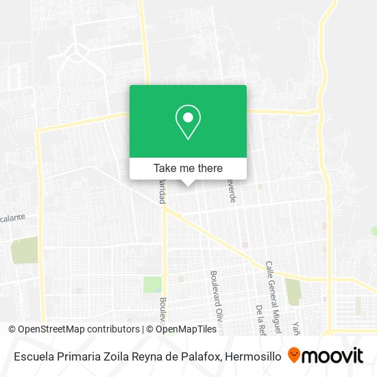 Escuela Primaria Zoila Reyna de Palafox map