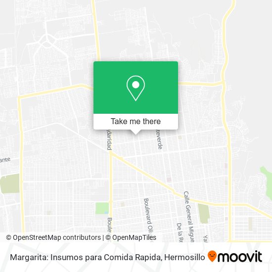 Margarita: Insumos para Comida Rapida map