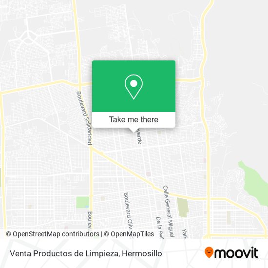 Venta Productos de Limpieza map