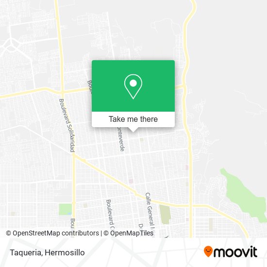 Mapa de Taqueria