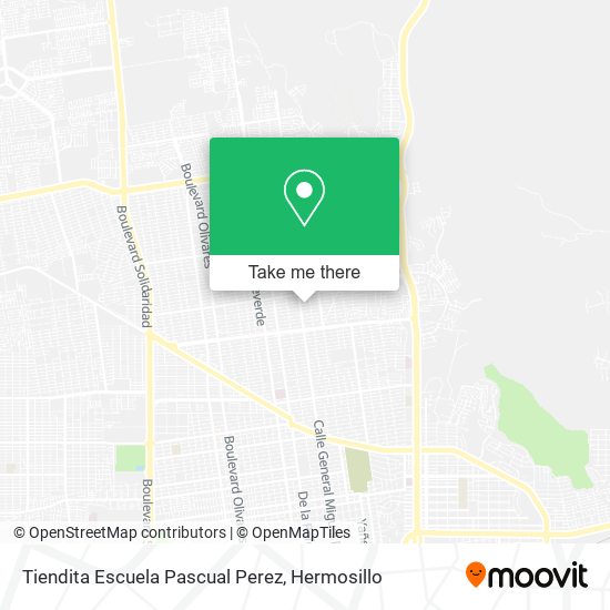 Tiendita Escuela Pascual Perez map