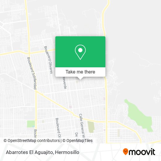 Abarrotes El Aguajito map