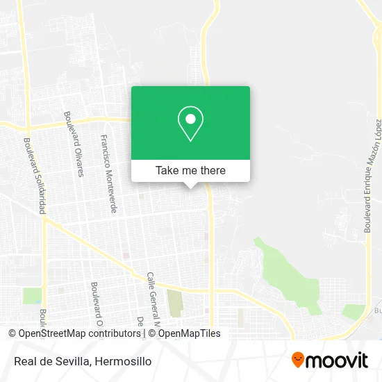 Real de Sevilla map