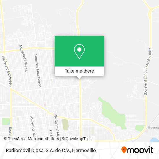 Radiomóvil Dipsa, S.A. de C.V. map