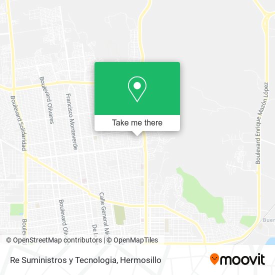 Mapa de Re Suministros y Tecnologia