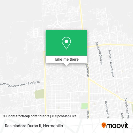 Recicladora Durán II map
