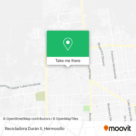 Recicladora Durán II map