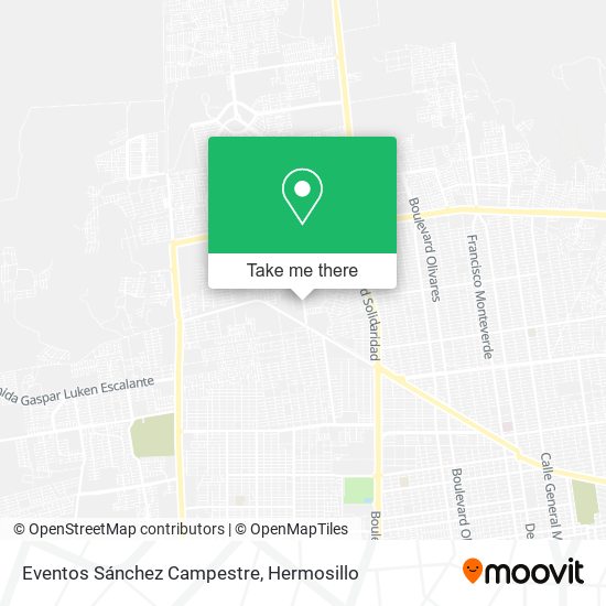 Eventos Sánchez Campestre map