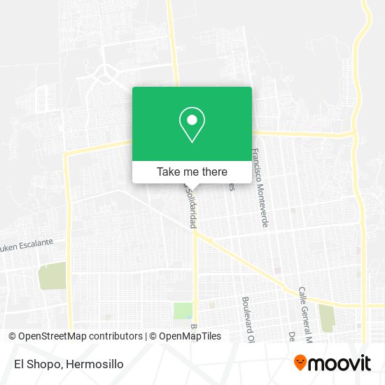 Mapa de El Shopo