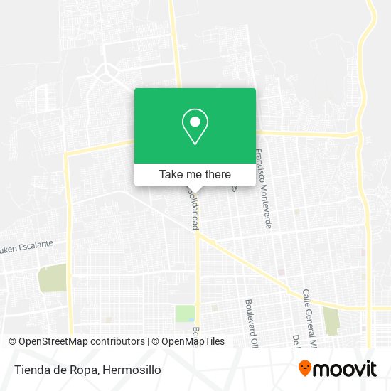 Mapa de Tienda de Ropa