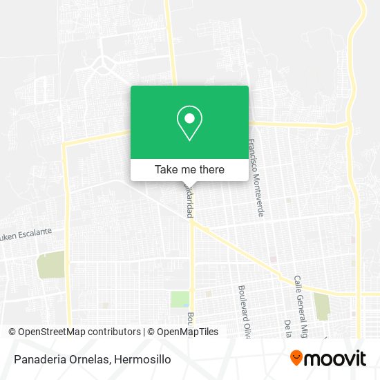 Mapa de Panaderia Ornelas