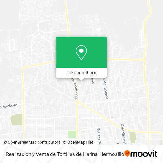 Realizacion y Venta de Tortillas de Harina map