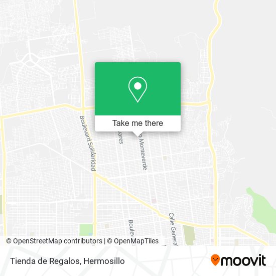 Mapa de Tienda de Regalos