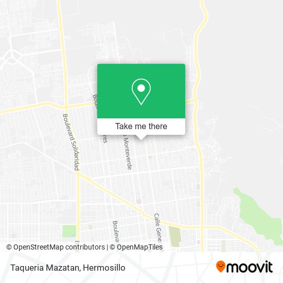 Taqueria Mazatan map