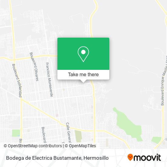 Bodega de Electrica Bustamante map
