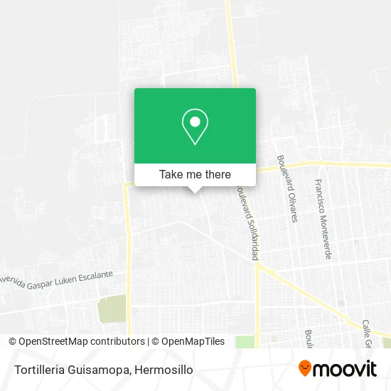 Mapa de Tortilleria Guisamopa