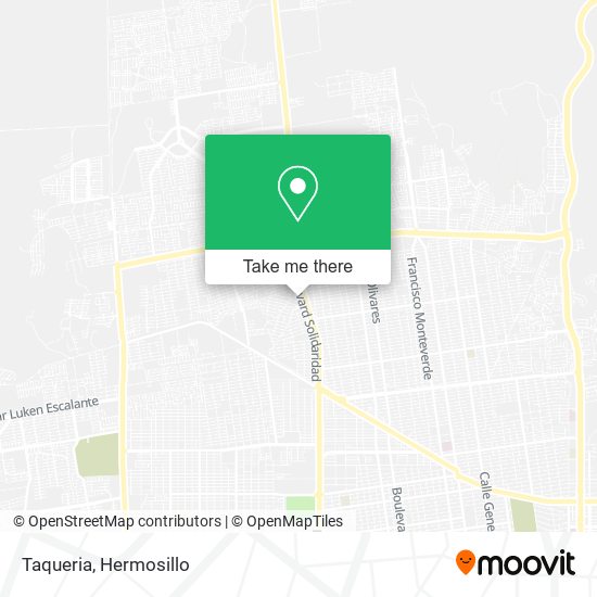 Taqueria map