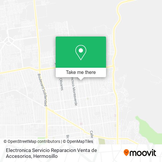 Mapa de Electronica Servicio Reparacion Venta de Accesorios