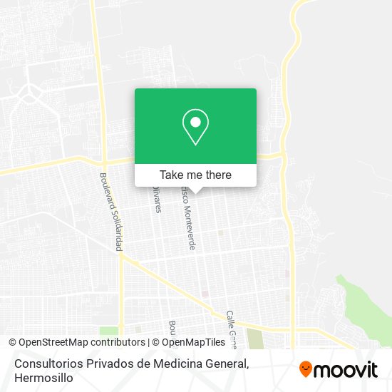 Mapa de Consultorios Privados de Medicina General