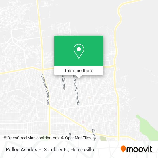 Pollos Asados El Sombrerito map