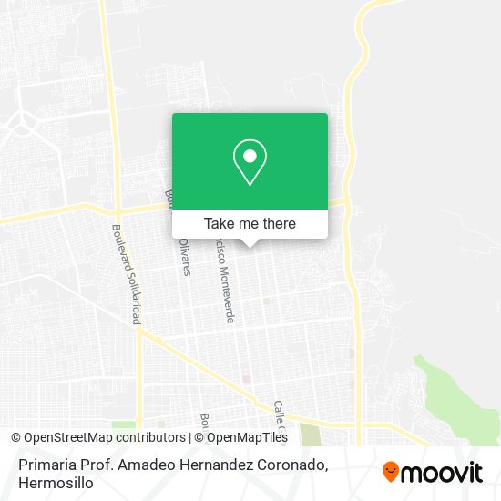 Primaria Prof. Amadeo Hernandez Coronado map