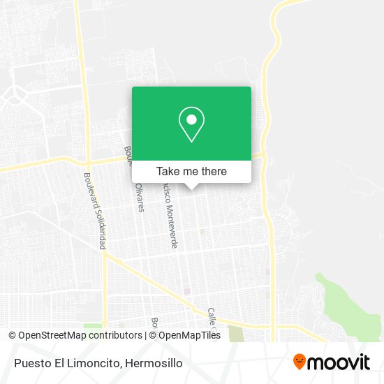 Puesto El Limoncito map