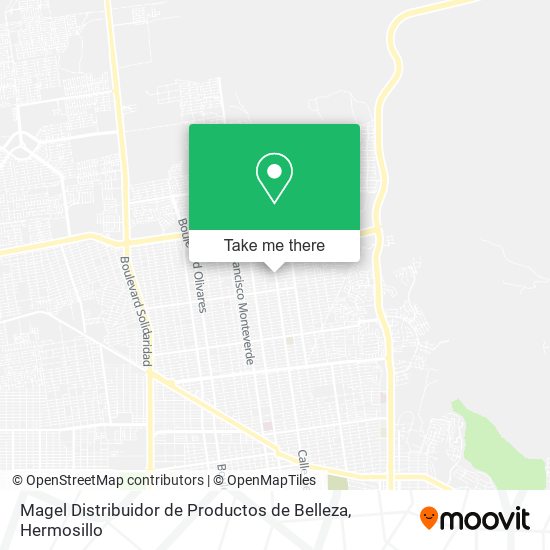 Magel Distribuidor de Productos de Belleza map