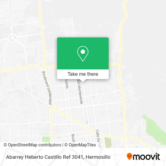 Abarrey Heberto Castillo Ref 3041 map